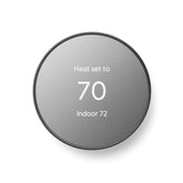 Google Nest Thermostat main unit with clear display for easy control.