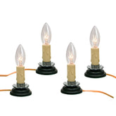 Goothy 3 inch ivory electric candle set ready for window display