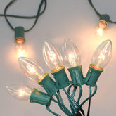 GOOTHY C9 clear bulbs outdoor lights brighten patio ambiance