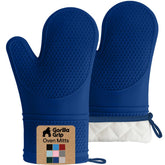 Gorilla Grip oven mitt with textured honeycomb silicone for a secure grip.