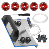 GOROBU 45-degree tile chamfering tool stand enabling precise tile edges.