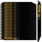 GOSHINE 25-pack blade box keeps blades organized for quick access.