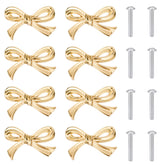 Gosknor bow shape brass cabinet knob adds timeless elegance to kitchen cabinets