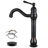Gotonovo faucet in oil rubbed bronze finish combines durability with classic style.