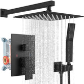 Gotonovo 10-inch rainfall shower head provides wide coverage for a spa-like shower.