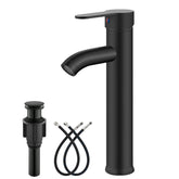 gotonovo Vessel Sink Faucet with tall spout for vessel compatibility and easy washing