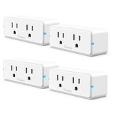 Govee Dual Smart Plug 2-in-1 design with four independent outlets for flexibility
