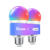 Govee smart light bulbs offer vibrant color options for stylish living spaces.