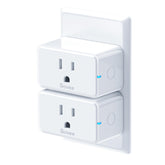 Govee Smart Plug 15A in compact design enables space-saving outlet management.