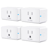 Govee Smart Plug 15A with WiFi and Bluetooth enables remote control.