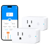 Govee Smart Plug energy monitoring display shows real-time power usage.