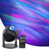 Govee Star Light Projector with Aurora Stage creates immersive ceiling ambiance for bedrooms.