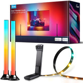 Govee TV Backlight 3 Lite Kit front view enhances room ambience and immersion.