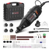 GOXAWEE rotary tool kit with quick-change chuck for stable, fast accessory changes