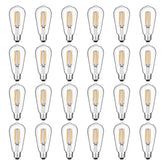 Gozelux vintage LED Edison bulb dimmable glow for cozy living spaces