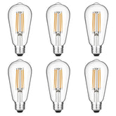 Gozelux Vintage LED Edison bulbs filament close-up for cozy ambient lighting