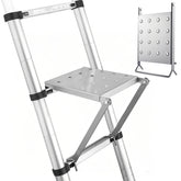 GQGP ladder platform anti-slip surface for safe standing during painting or repairs.