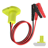 GragicSZ jumper cables adapter demonstrates Ryobi 18V compatibility for quick car boosts.