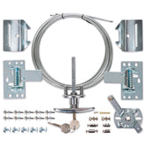 Granatan garage door lock kit with complete set and spring latch enhances security.