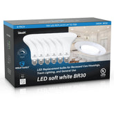 Great Eagle BR30 LED bulb 11W front view, energy-saving recessed lighting replacement.