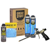 Great Stuff Pro foam can for window and door airtight sealing