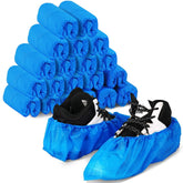 Green Convenience blue disposable shoe covers protecting floors from dirt and moisture