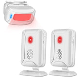 Greencycle door sensor chime front view ideal for clear entry alerts in homes