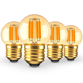 Grensk G40 3W amber bulb in front view for warm ambience