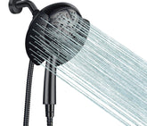 GRICH dual shower head with rain and handheld mode for versatile bathing