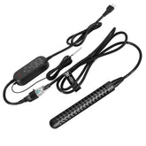 GRILLME immersion heater in water for quick 5-gallon bucket heating.