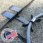 Grip Clip roof clips securing on shingles for secure cable routing