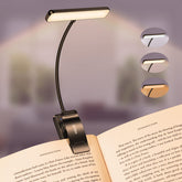 Gritin 19 LED book light with horizontal head for wide bedside illumination