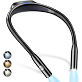 Gritin LED neck reading light worn around the neck for hands-free nighttime reading.