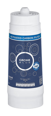 GROHE Blue active carbon filter front view for improved-taste water