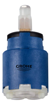 GROHE ceramic cartridge 35 mm front view demonstrates compact, durable design.