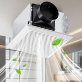 Growneer bathroom exhaust fan ceiling-mount provides strong ventilation.