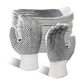 GSAFEME safety gloves with anti-slip dots for secure grip during tough tasks