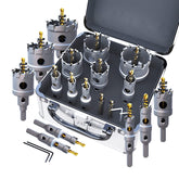 GSTK Upgrade carbide hole saw 13mm cutting clean metal holes