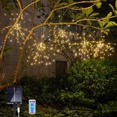 GTSYDING 5-pack solar firework lights illuminate outdoor garden decor