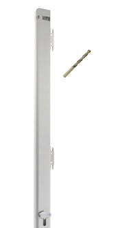 Guardianite locking bar on beige 4-drawer file cabinet for secure access