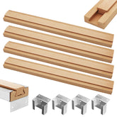 GUKBIAY wood drawer center track 16-inch for quiet, smooth drawer operation