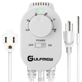 Gulfmew plug-in thermostat panel for precise temperature control in any room