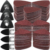 Gulrear 246pcs sanding pad kit on display for versatile DIY projects