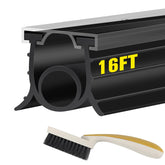 Gumlian garage door bottom rubber seal blocks drafts and water intrusion