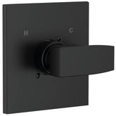 GUOLAIBA Delta R10000 trim black handle with durable matte finish for wet bathrooms.