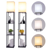 Gupuzm floor lamp with shelves offering versatile lighting for living rooms.