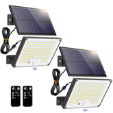 Gusicil 172LED split-design dusk-to-dawn solar light for versatile outdoor setup.