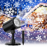 GUSODOR Christmas projector snowflake wall projection for festive exterior decoration