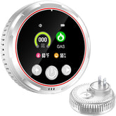 Gutong 4-in-1 CO detector with plug-in display showing real-time air data at home