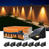 GVSHINE fence light with warm white beam for enhanced outdoor safety